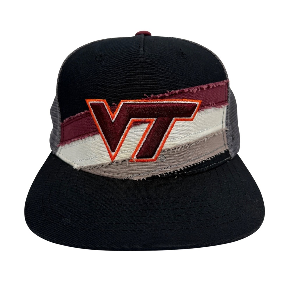 Russell Athletic Virginia Tech‎ Hokies Trucker Hat Snapback Deconstructed VT